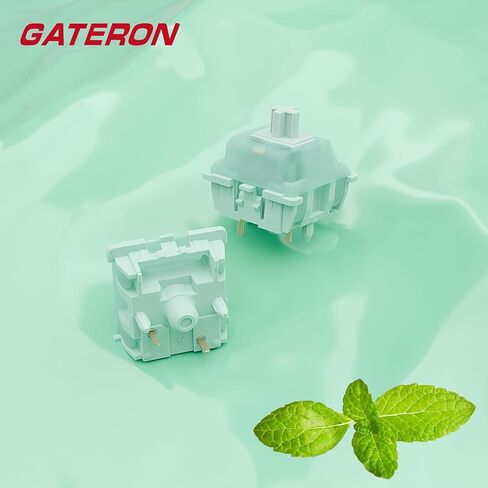 مفاتيح GATERON Goldenrod Yellow Pro للوحة المفاتيح الميكانيكية MX، 5 دبابيس خطية/55gf/مشحم مسبقًا/مقبس LED/مفاتيح طويلة العمر (10 قطع) in Kuwait
