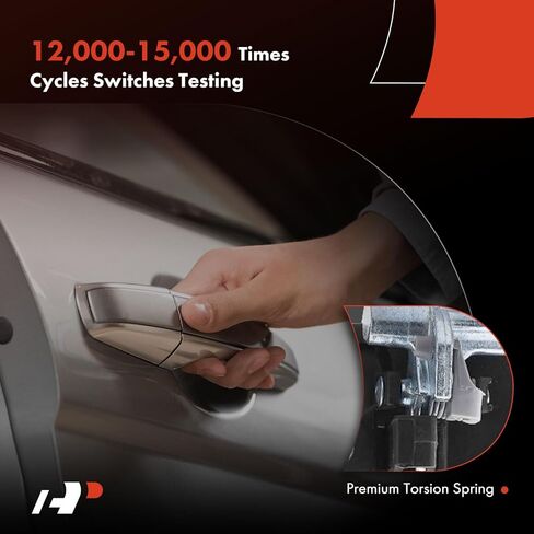 مقبض باب خارجي من جانب الركاب الخلفي الأيمن A-Premium متوافق مع Jeep WJ Series Grand Cherokee 1999-2004، أسود أملس، استبدال # 5FW46AXRAC، 5FW46DX8AB in Saudi Arabia