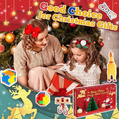 Advent Calendar 2025 Cat Puzzles for Adults 1008 Pieces, YOMESTE Dogs Jigsaw Puzzles of Pet Christmas , Painting Image 27.62"x19.7" Toys & Game Puzzle for Adults, Girls, Birthday Puzzle Funny Choices,24Box Aad 24Day in Kuwait