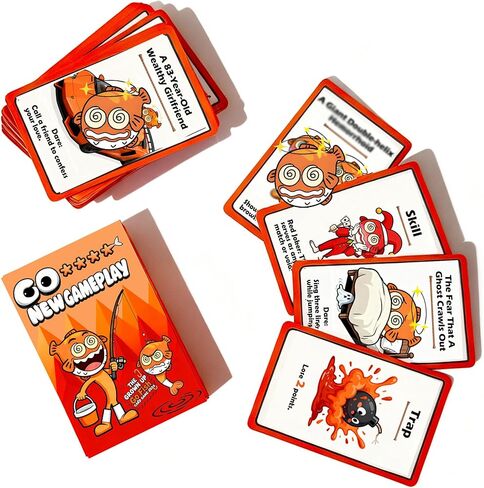The Grown Up Go Fish! New Gameplay 2026 Version – The Funny Go Fish Card Game You've Always Wanted | Hilarious Party Game for Grown Ups | 67 Cards, 14 Unique Pairs, 10 Special Skill/Trap Cards in Saudi Arabia