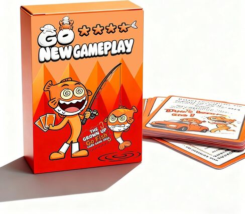 The Grown Up Go Fish! New Gameplay 2026 Version – The Funny Go Fish Card Game You've Always Wanted | Hilarious Party Game for Grown Ups | 67 Cards, 14 Unique Pairs, 10 Special Skill/Trap Cards in Saudi Arabia