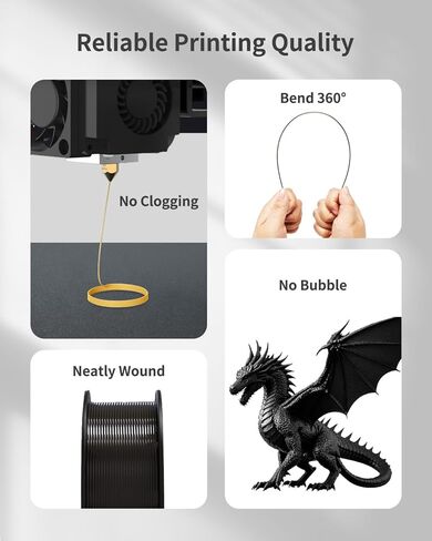 خيوط PLA الحريرية 1.75 مم، حرير وردي لامع خالٍ من الانسداد، بكرة 1 كجم (2.2 رطل)، دقة الأبعاد +/- 0.03 مم in Kuwait