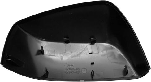 غطاء مرآة الرؤية الخلفية الجانبية للسائق A-Premium - متوافق مع Subaru Forester 2014-2018، Impreza 2012-2014 - أسود مزخرف، بدون فتحة إشارة الانعطاف in Kuwait