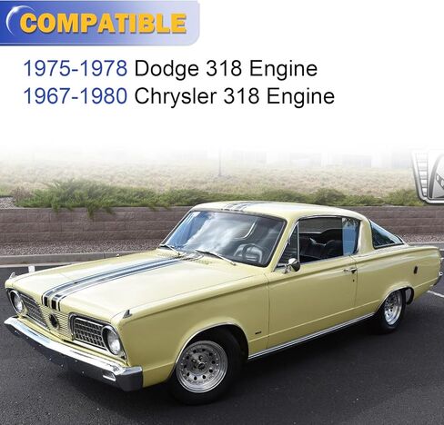 2 Barrel Carburetor with Gaskets for Plymouth models & 1966-1973 Dodge Chrysler 318 Carb V8 5.2L Truck with 318 engine Carb Manual Choke in Saudi Arabia