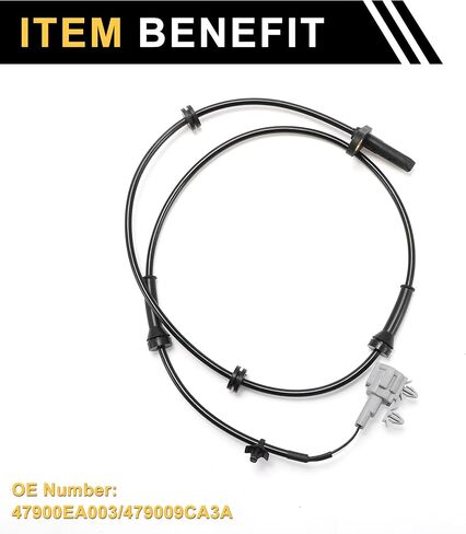 ABS Wheel Speed Sensor ABS Sensor No.47900EA003/479009CA3A for Nissan Xterra 2005-2010 for Nissan Xterra 2012-2015 1 Pc Rear Left Right in Saudi Arabia