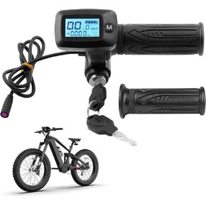 شاشة عرض عداد السرعة المتكاملة الجديدة للدراجة الإلكترونية (مع M) ومقابض الجانب الأيسر لدراجة نارية Tutto Tutti Soleil 01 E-Motorcycle، ملاحظة: لا يمكن استخدام الخانق الجديد والقديم بالتبادل. in Kuwait