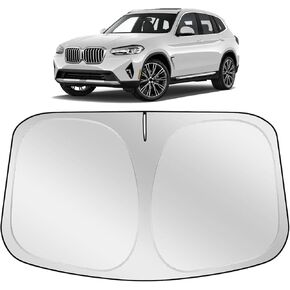 مظلة XHRING للزجاج الأمامي للشمس متوافقة مع BMW X3 2026 2025 2024 2023-2018 ملحقات السيارة للنافذة الأمامية واق الشمس in Saudi Arabia