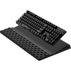 مسند معصم مع حامل لوحة مفاتيح، وسادة دعم معصم الكمبيوتر، حامل لوحة مفاتيح مائل مريح، وسادة مكتب ناعمة من إسفنج الذاكرة، كتابة يد راحة اليد للمكتب والمنزل والمدرسة (سماء مرصعة بالنجوم) in Kuwait