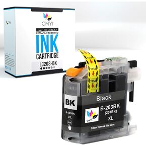 LC203 Yellow Replacement Ink Cartridge for Brother DCP-J4120DW, MFC-J4320DW, J4420DW, J460DW, J4620DW, J4625DW, J480DW, J485DW, J5320DW, J5520DW, J5620DW, J5625DW, J5720DW, J680DW Printer in Saudi Arabia