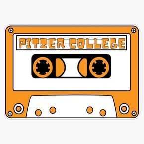 ملصق مغناطيسي MAGNET PITZER COLLEGE CASSETTE مقاس 5 بوصة in Kuwait
