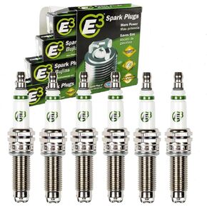 6 pc E3 Spark Plugs compatible with Honda Pilot 3.5L V6 2009-2022 in Kuwait