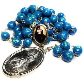 بقايا المسبحة الوردية من الدرجة الثالثة للقديسة فوستينا كوالسكا الصوفي والبصيرة الرسول الحقيقي إله الرحمة يسوع أنا أثق بك صلاة الساعة الثالثة بولندا التساعية البولندية in Kuwait