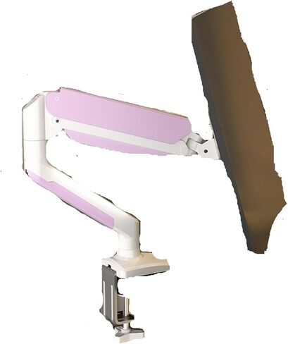 Monitor stand with screen cantilever hole, desktop base(Black and white01) in Saudi Arabia