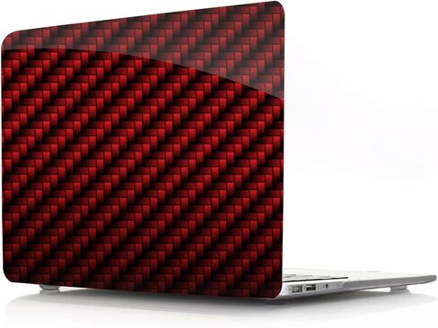 حافظة IVY لجهاز MacBook Air 15 بوصة (M4 M3 M2، A3241 A3114 A2941) - غطاء صلب كريستالي مع نسيج من ألياف الكربون، وسادات مضادة للانزلاق، حافظة واقية رفيعة للغاية وخفيفة الوزن - أسود in Saudi Arabia