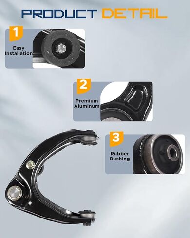 Front Left Lower Control Arm Fits 2010-2012 for Ford Taurus Flex, Lincoln MKT | for 2009-2012 Lincoln MKS w/Ball Joint Replacement #CMS401122 in Kuwait