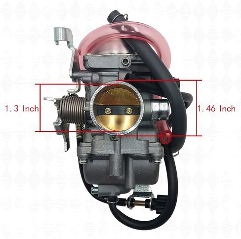 مكربن ​​KLF300 يناسب مكربن ​​Kawasaki BAYOU KLF 300 KLF300A KLF300B KLF300C 1986-1995 1996-2005 4X4 4 السكتة الدماغية ATV مع صمام الوقود بيتكوك in Saudi Arabia