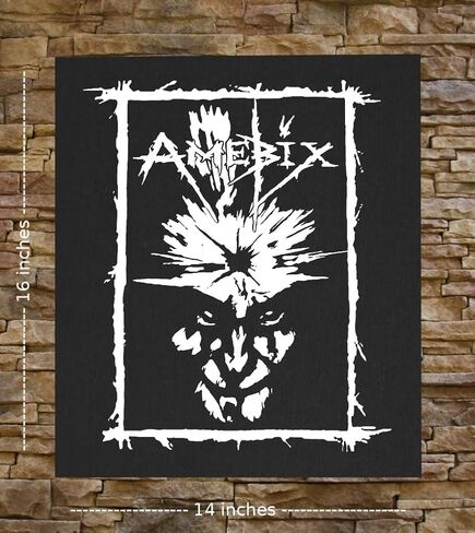 Amebix Back Patch - تفريغ مضاد للجراثيم، Axegrinder، غريزة البقاء على قيد الحياة، البشر دون البشر، البؤس، بقايا الكراك، الاختناق، الضحية، الموت، Acrostix Age، Anarcho Anti Cimex Aus-Rotten Avskum Chaos UK in Kuwait