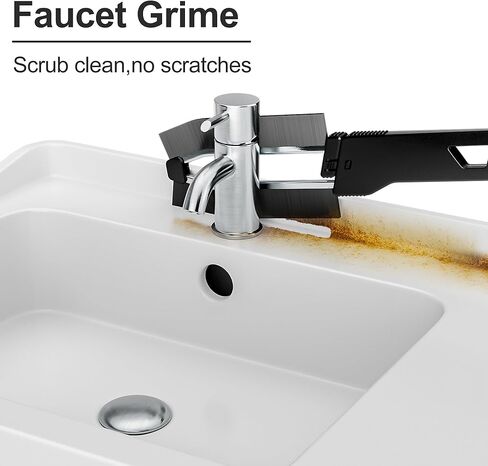 Hard Bristle Crevice Cleaning Brush Household Use, Grout Brush for Small Tight Spaces, Multi-Use for Bathroom, Kitchen, Car, Window Tracks, Sinks, Deep Clean Corners, Edges, and Gaps in Saudi Arabia