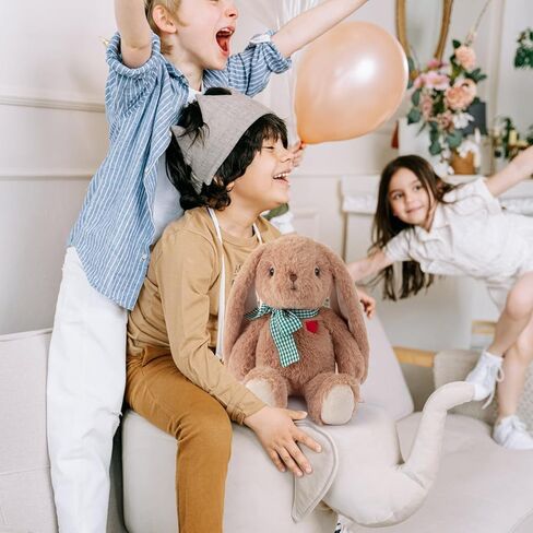 11.4" Small Teddy Bear with Heart Cute Brown Teddy Bear Stuffed Animals for Valentines Day Soft Bear Plushie Toy Stuffed Bear Plush Gifts for Girlfriend Kid in Kuwait