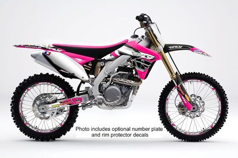 2000-2009 DRZ 110 13 Fly Pink Senge Graphics Base Kit Compatible with Suzuki in Saudi Arabia