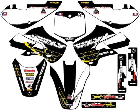2000-2009 DRZ 110 13 Fly Pink Senge Graphics Base Kit Compatible with Suzuki in Saudi Arabia