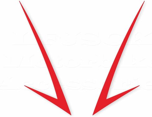 Motorcycle Front Fairing Reflective Stickers – Waterproof Decals Compatible with Yamaha YZF R3 2019-2022 (Red) in Saudi Arabia