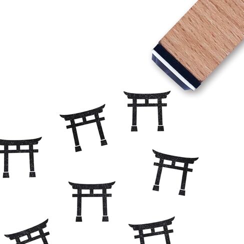 Japan Shrine Rubber Stamp, 3/5 Inch Small Mini Stamp for Scrapbooking Card Making Planner in Saudi Arabia