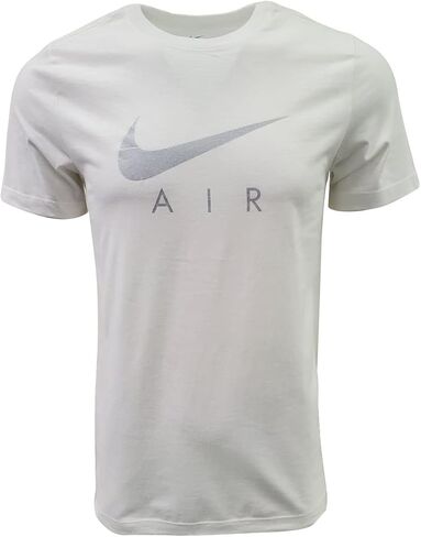 Nike Mens Swoosh Air Metallic Graphic Tee, Grey/Silver, XXL in Saudi Arabia