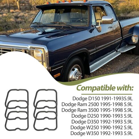 مجموعة سدادات حشية غطاء الصمام متوافقة مع محرك الكمون 6BT 5.9L 12V مناسب لدودج رام 2500 3500 D250 D350 W250 W350 1989-1998 استبدال 3902666 3910824 3930906 3935449 in Saudi Arabia