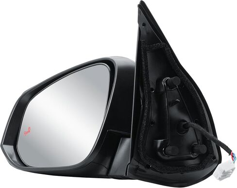 Passenger Right Side Door Mirror Power and Heated Glass with BLIS Turn Signal Light and Primer Back Manual Folding for Toyota Tacoma 2017-2023 in Saudi Arabia