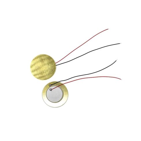 10pcs 12/15/18/20/27/35MM/50MM Buzze Piezoelectric Piezo Ceramic Copper Sheet Sounder Sensor Trigger Drum Disc with Copper Wire(18MM) in Saudi Arabia