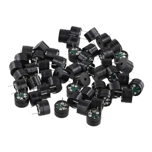 50PCS Passive Speaker Buzzer Electromagnetic Impedance 16 Ohms Electromagnetic Buzzer AC/2KHz 3V 5V 9V 12V Resistance Speaker in Saudi Arabia