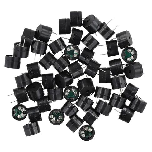 50PCS Passive Speaker Buzzer Electromagnetic Impedance 16 Ohms Electromagnetic Buzzer AC/2KHz 3V 5V 9V 12V Resistance Speaker in Saudi Arabia