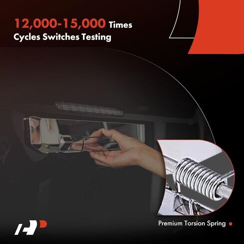 مقبض الباب الخلفي الممتاز مقبض مزلاج الباب الخلفي متوافق مع رام 1500/2500/3500 2011-2012 ودودج رام 1500 2009-2010، رام 2500 3500 2010، كروم in Saudi Arabia