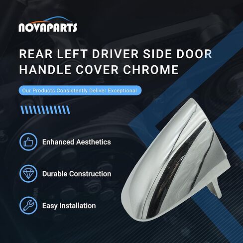 83662C5010 Exterior Rear Door Handle Cover Chrome Rear Right Passenger Side for 2016 2017 2018 2019 2020 Kia Sorento Replaces 83662-C5010 82651C5010 in Saudi Arabia