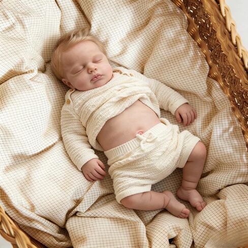 Anano Reborn Baby Dolls Silicone Full Body Boy 18 Inch Realistic Silicone Baby Doll Newborn Real Lifelike Babys Doll Full Body Real Life Babys Dolls New Born Reborn Babies Washable in Saudi Arabia