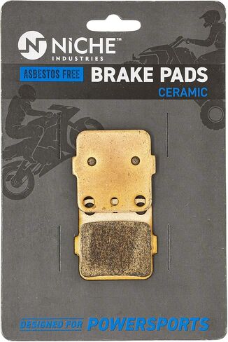 NICHE Ceramic Front Brake Pad Set for Honda 43120-HA5-305 06435-HP5-602 Yamaha 5LP-W0046-50-00 2 Pack in Saudi Arabia