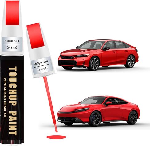 Radiant Red Metallic(R-569M) Car Paint Touch Up Pen Compatible with Honda,2-In-1 Color Accurate Touch Up Car Scratch Repair Paint Match Honda Series Automotive Scratch Remover for Nicks & Chips Repair in Saudi Arabia