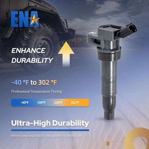 ENA Set of 8 Ignition Coil Pack Compatible with Hyundai Kia Equus Genesis Coupe Santa Fe Sonata Tucson Borrego Forte K900 Optima Rondo Sorento 2.0L 2.4L 4.6L 5.0L L4 V8 Coils for UF611 C1667 in Saudi Arabia