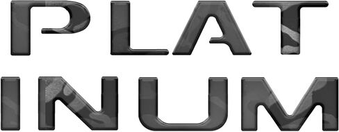 Tailgate Letter Inserts - Compatible with 2023-2024 Super Duty Platinum & 2025-2026 Platinum Plus in Saudi Arabia