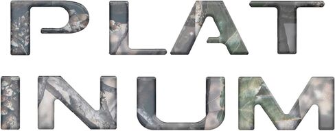 Tailgate Letter Inserts - Compatible with 2023-2024 Super Duty Platinum & 2025-2026 Platinum Plus in Saudi Arabia