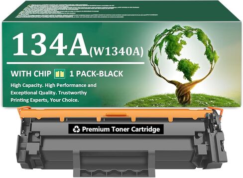 134A Toner Cartridge Replacement for HP 134A W1340A Black Toner Cartridges with Chip Work for HP Laserjet MFP M209 M209d M209dw M234dw M234sdw M234sdn M234sdne M234dwe Printers, 1 Pack in Saudi Arabia