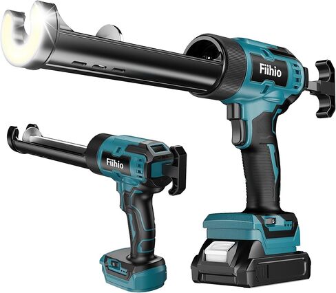 Caulking Gun for Makita 18V Battery,Electric Caulk Gun Drip-free with LED Light,4 Adjustable Speeds,10oz/300ml Cordless Caulking Gun for Filling,Sealing,Immediately break glue function(Tool Only) in Kuwait