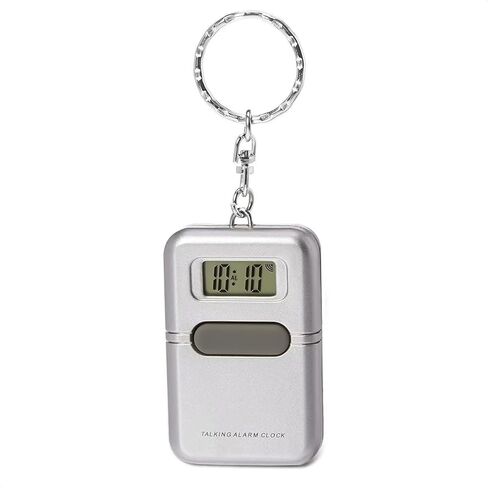 Analogue Talking Alarm Clock,Silent Alarm Clocks-Tells Clearly The Time and Date,Easy to Operate with Large Numbers on a Luminescent Background for Heavy Sleepers and Visually impaired Seniors in Saudi Arabia
