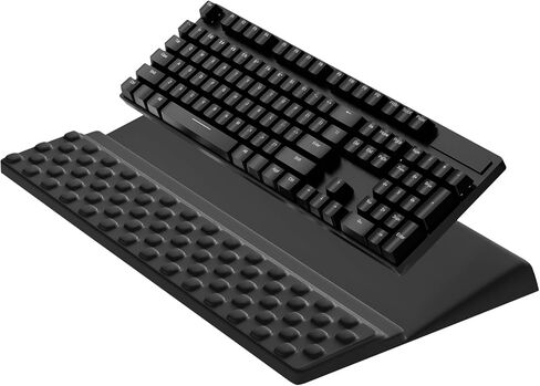 مسند معصم مع حامل لوحة مفاتيح، وسادة دعم معصم الكمبيوتر، حامل لوحة مفاتيح مائل مريح، وسادة مكتب ناعمة من إسفنج الذاكرة، كتابة يد راحة اليد للمكتب والمنزل والمدرسة (سماء مرصعة بالنجوم) in Kuwait