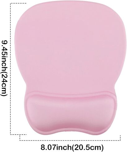 Irregular Ergonomic Computer Mouse Pad with Wrist Support, Featuring a Smooth Wrist Support Surface and a Non-Slip Base for Pain Relief DJA2004-01 in Saudi Arabia