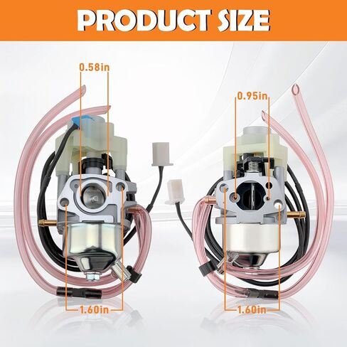 Huayi Carburetor for Predator 3500 Watts Inverter Generator 63584 Carb Compatible with Honda EU3000is Generator Parts Replace 16100-ZL0-D66 16100-Z0V-D12 16100-ZL0-D65 with Air Filter Gaskets in Saudi Arabia
