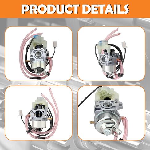 Huayi Carburetor for Predator 3500 Watts Inverter Generator 63584 Carb Compatible with Honda EU3000is Generator Parts Replace 16100-ZL0-D66 16100-Z0V-D12 16100-ZL0-D65 with Air Filter Gaskets in Saudi Arabia