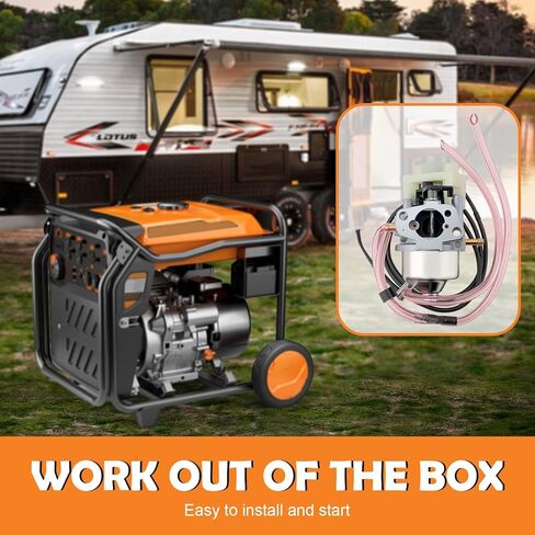 Huayi Carburetor for Predator 3500 Watts Inverter Generator 63584 Carb Compatible with Honda EU3000is Generator Parts Replace 16100-ZL0-D66 16100-Z0V-D12 16100-ZL0-D65 with Air Filter Gaskets in Saudi Arabia