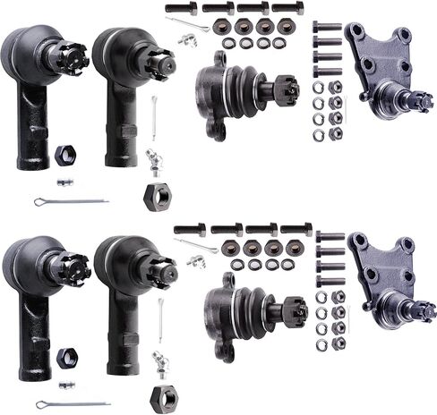 SCITOO 8pcs Front Suspension Kit Inner Outer Tie Rod End fit 1994-1995 for Honda Passport 1991-1995 for Isuzu Rodeo 1988-1995 for Isuzu Pickup 1989-1994 for Isuzu Amigo Upper Lower Ball Joint in Saudi Arabia